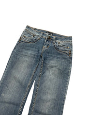 Y2K BOOTCUT WOMEN LOW WAIST JEANS (302)