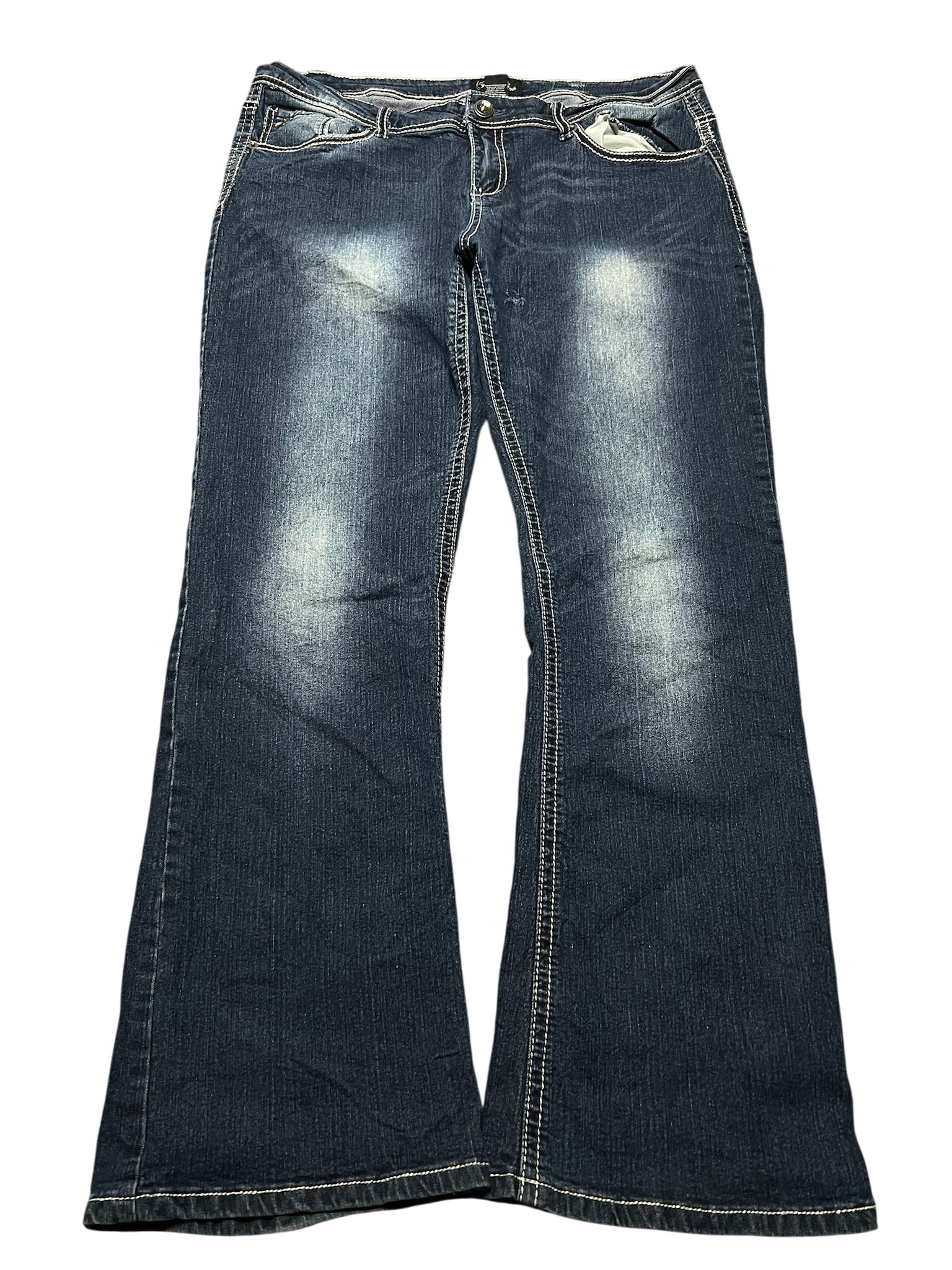Y2K BOOTCUT WOMEN LOW WAIST JEANS (306)