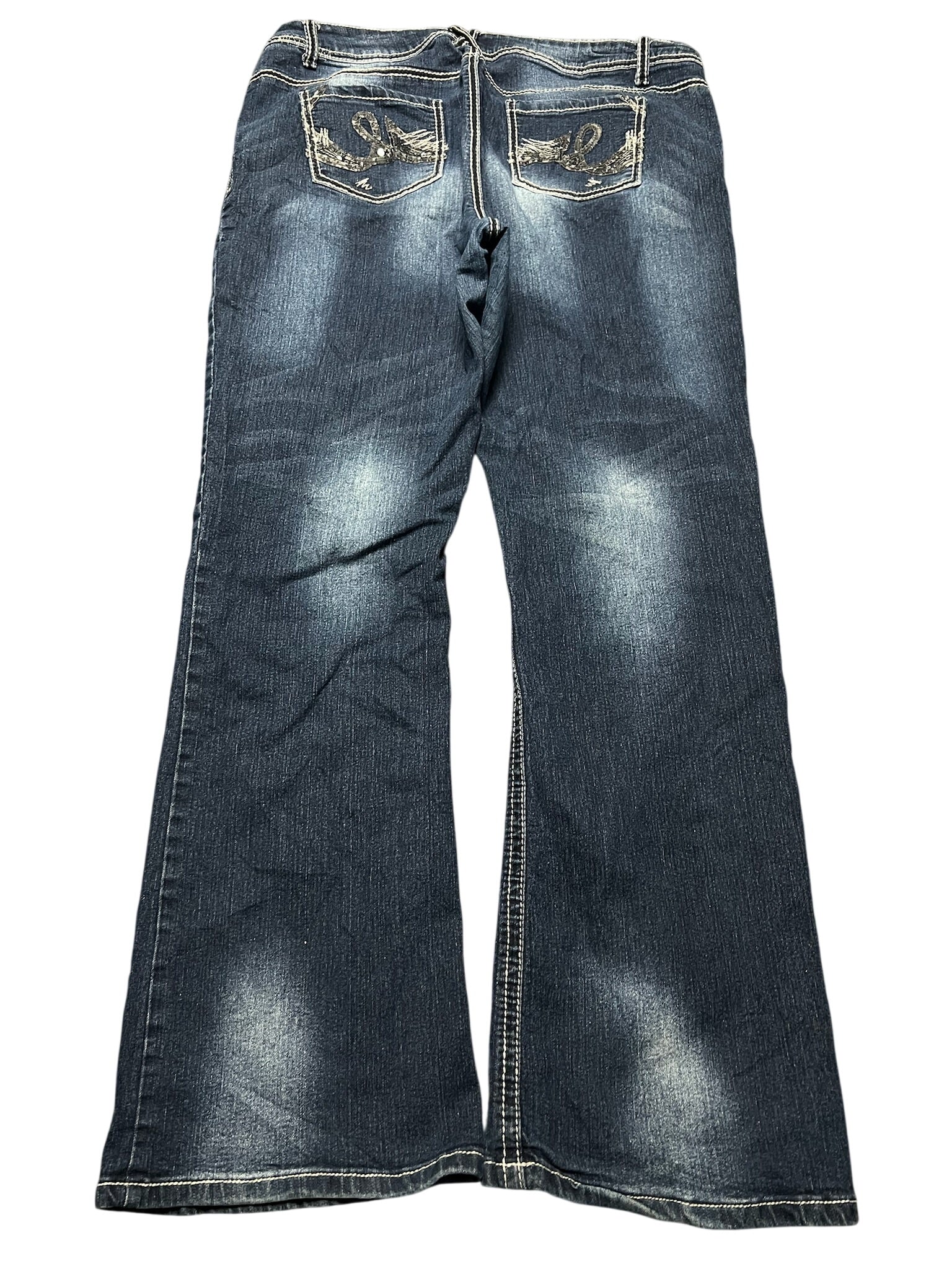 Y2K BOOTCUT WOMEN LOW WAIST JEANS (306)