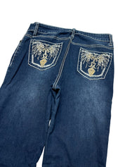 Y2K BOOTCUT WOMEN LOW WAIST JEANS (271)