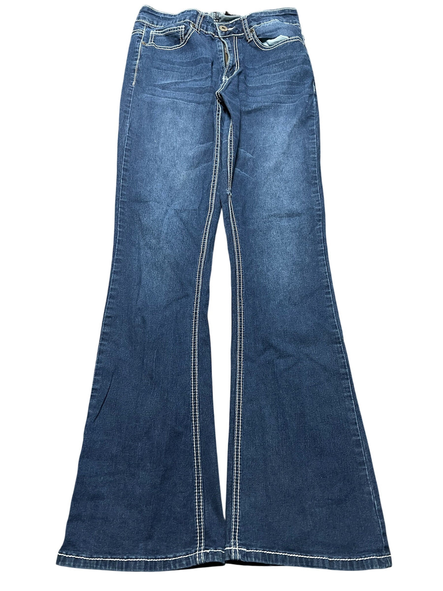 Y2K BOOTCUT WOMEN LOW WAIST JEANS (271)