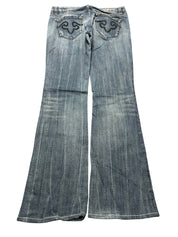 Y2K BOOTCUT WOMEN LOW WAIST JEANS (275)
