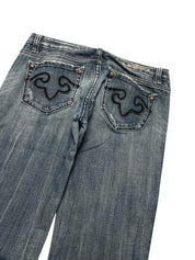 Y2K BOOTCUT WOMEN LOW WAIST JEANS (275)