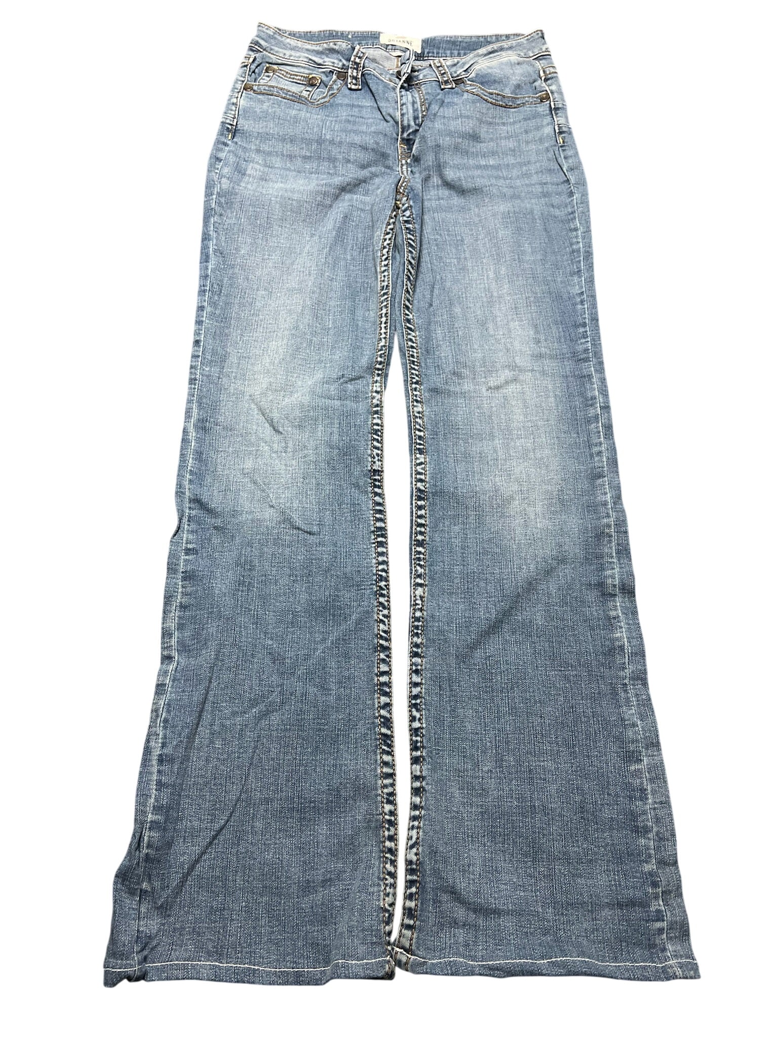 Y2K BOOTCUT WOMEN LOW WAIST JEANS (329)