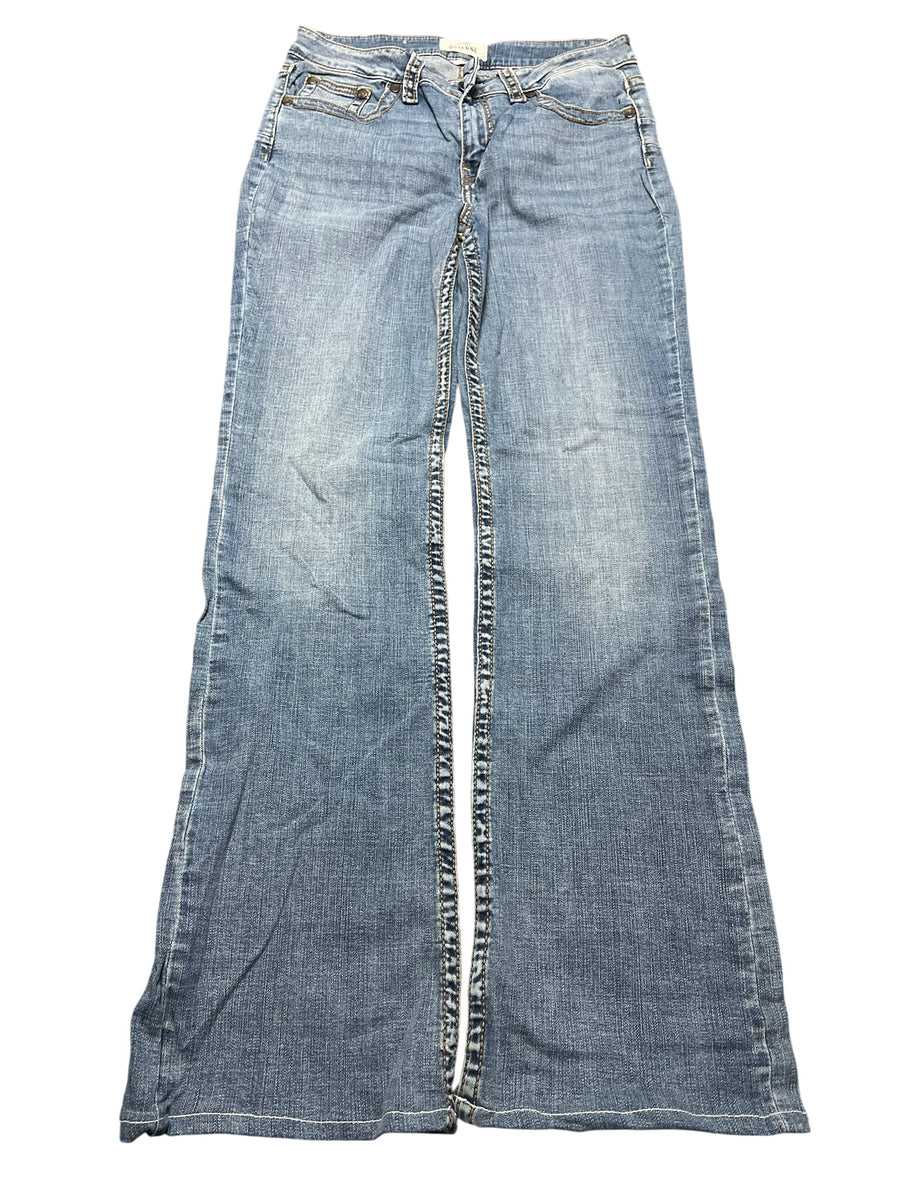 Y2K BOOTCUT WOMEN LOW WAIST JEANS (329)