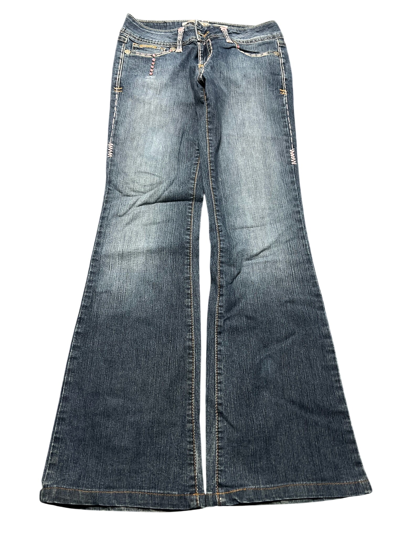 Y2K BOOTCUT WOMEN LOW WAIST JEANS (328)