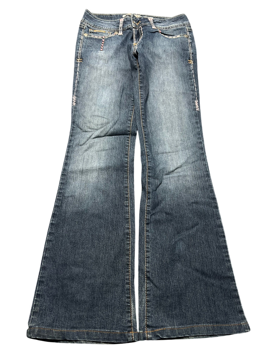 Y2K BOOTCUT WOMEN LOW WAIST JEANS (328)