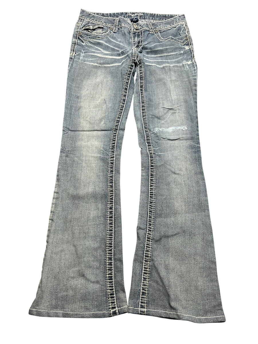 Y2K BOOTCUT WOMEN LOW WAIST JEANS (325)
