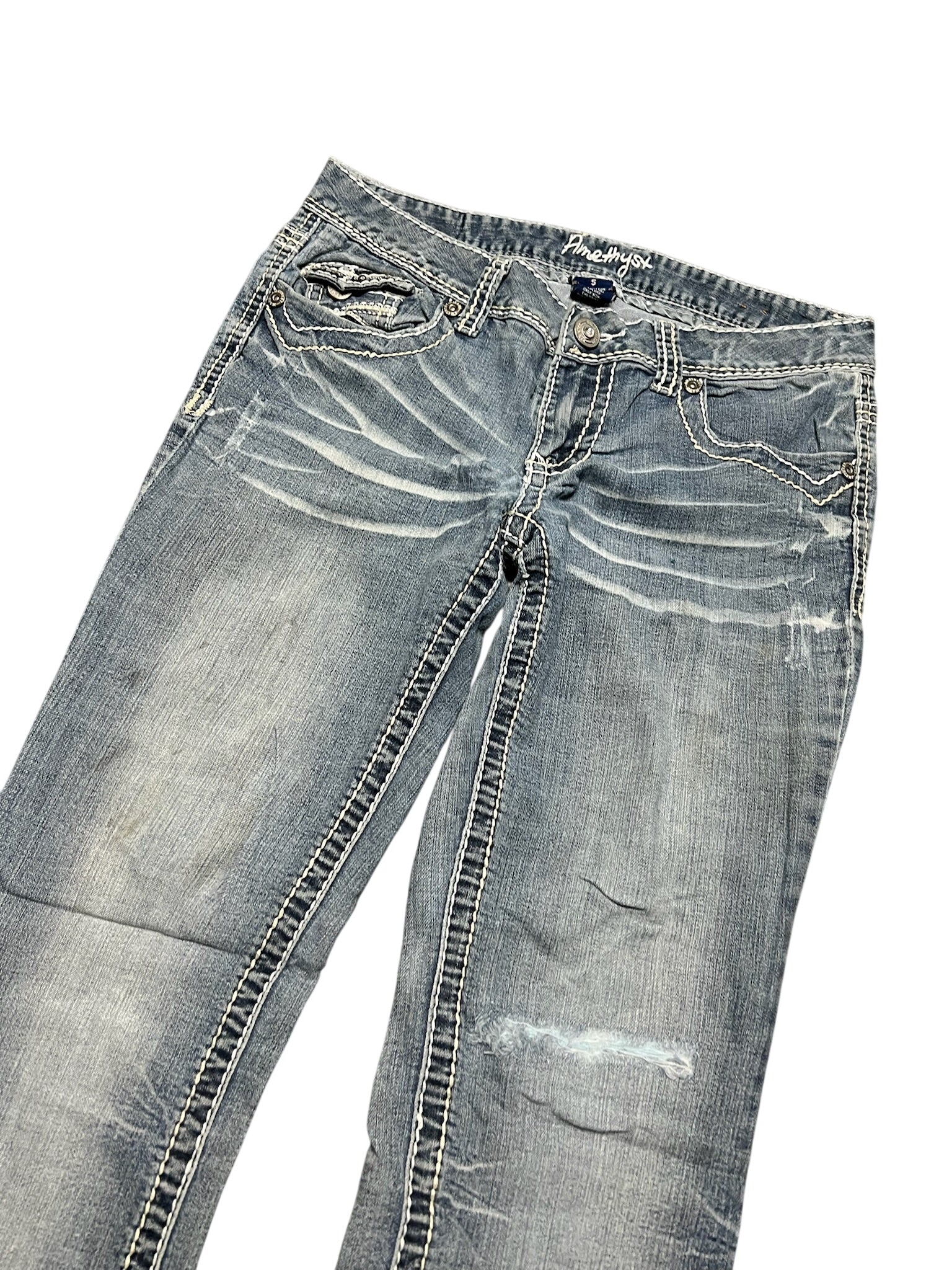 Y2K BOOTCUT WOMEN LOW WAIST JEANS (325)