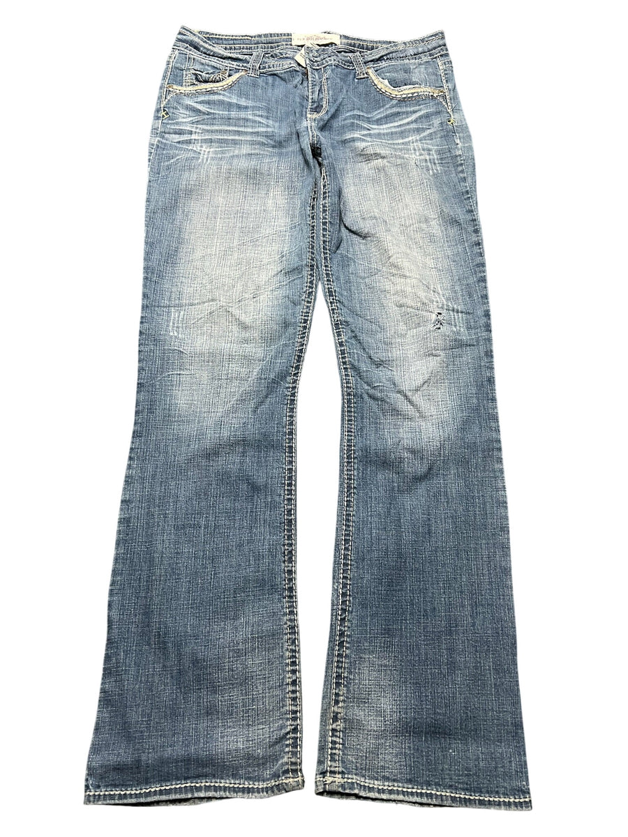 Y2K BOOTCUT WOMEN LOW WAIST JEANS (324)