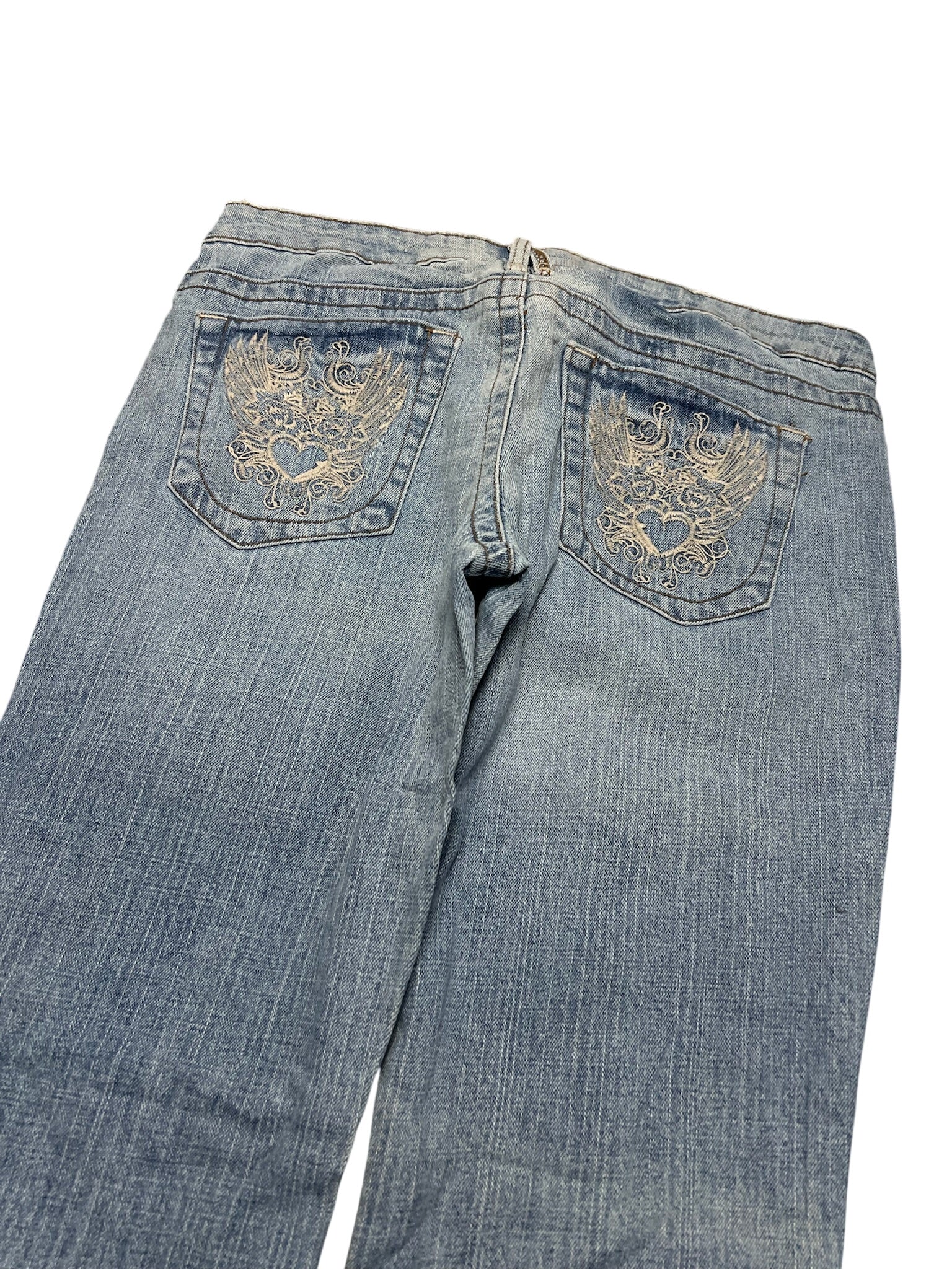 Y2K BOOTCUT WOMEN LOW WAIST JEANS (323)