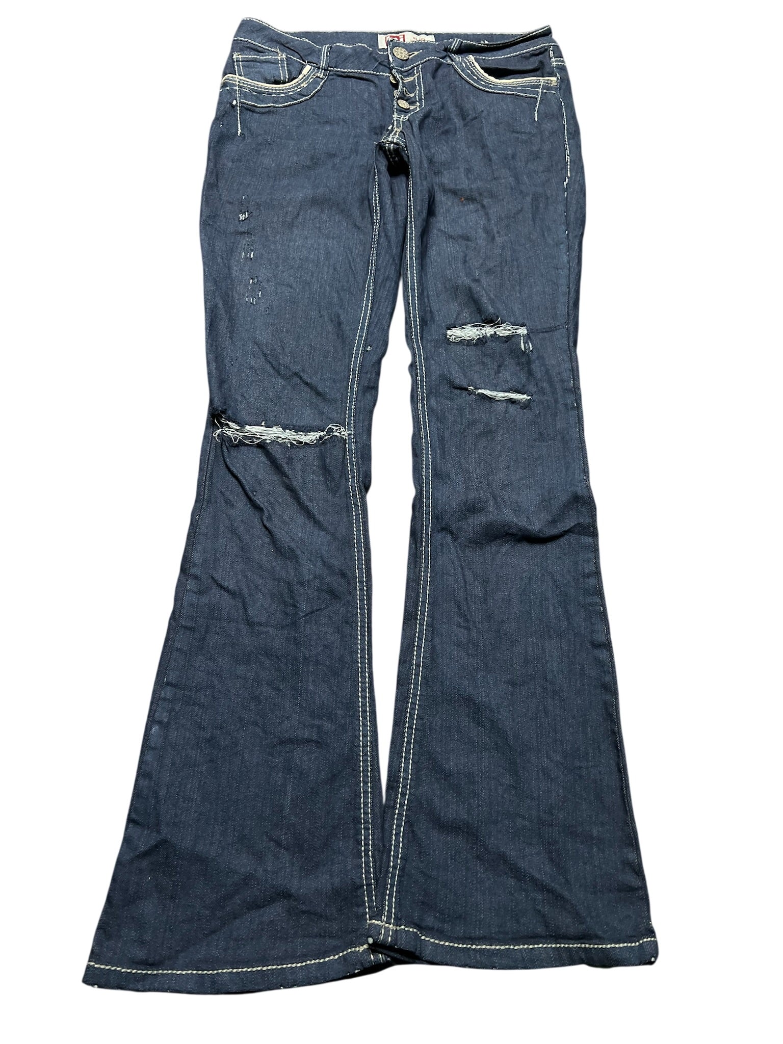 Y2K BOOTCUT WOMEN LOW WAIST JEANS (372)