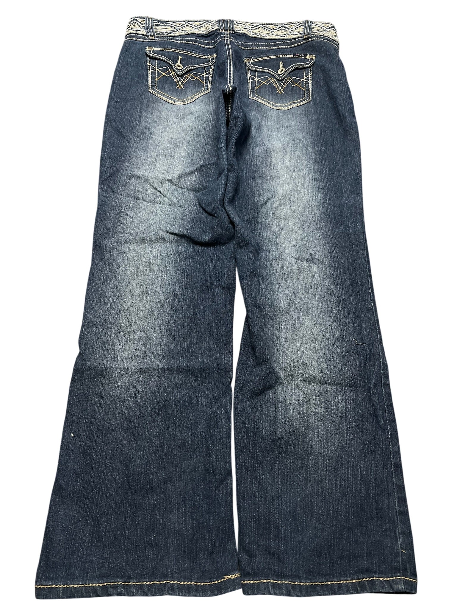 Y2K BOOTCUT WOMEN LOW WAIST JEANS (374)