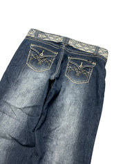 Y2K BOOTCUT WOMEN LOW WAIST JEANS (374)