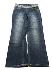 Y2K BOOTCUT WOMEN LOW WAIST JEANS (374)