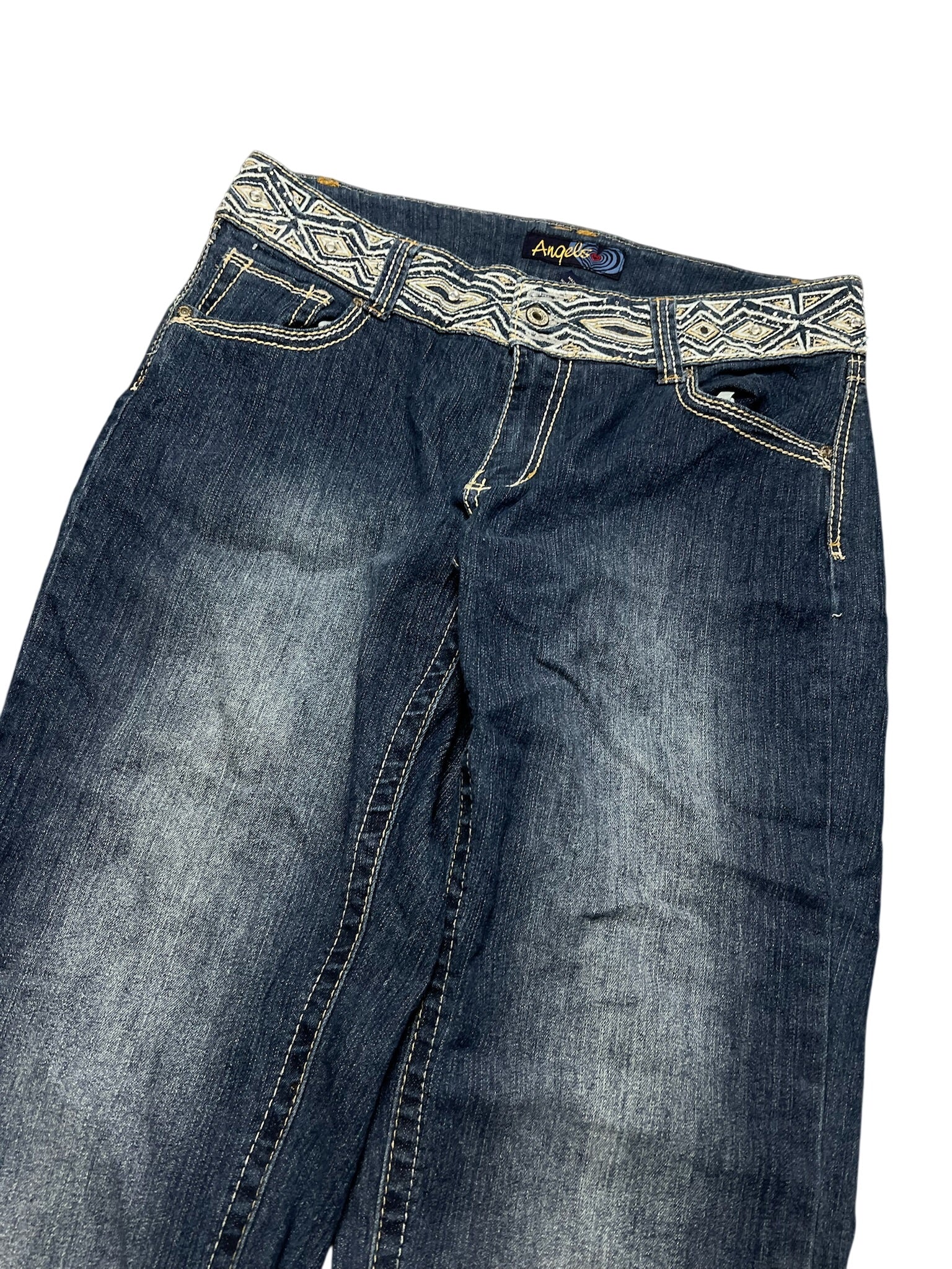 Y2K BOOTCUT WOMEN LOW WAIST JEANS (374)