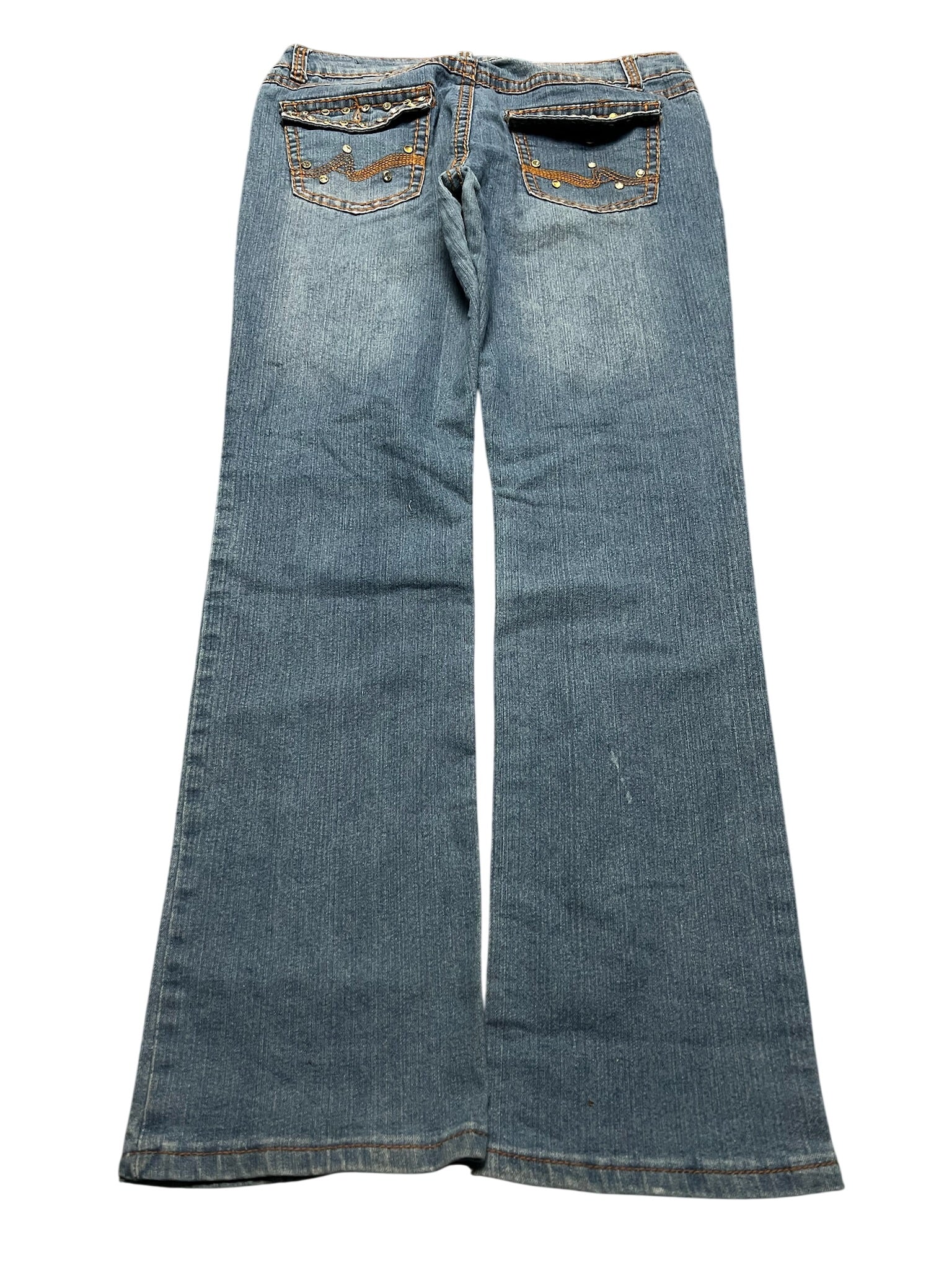 Y2K BOOTCUT WOMEN LOW WAIST JEANS (375)