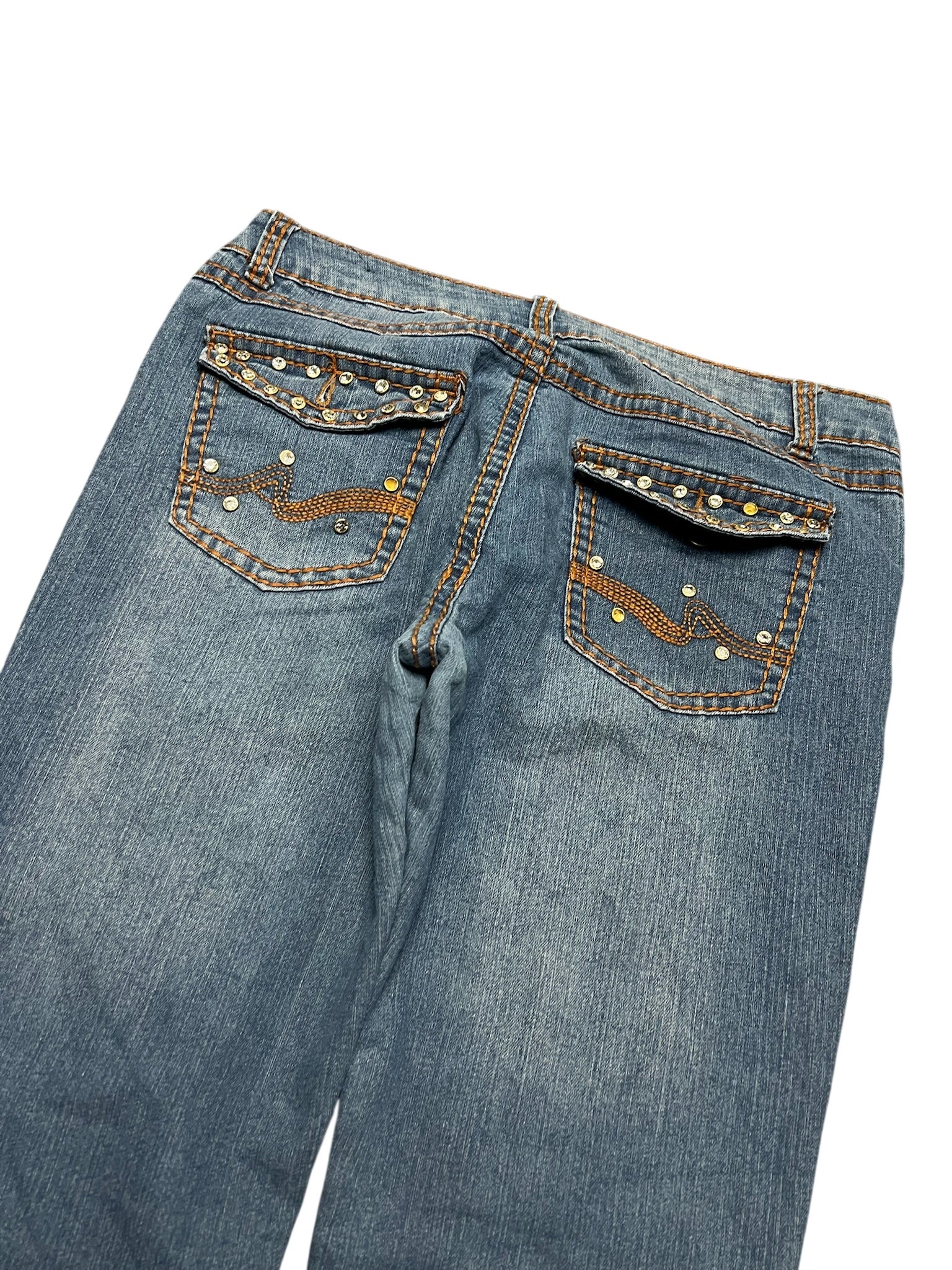 Y2K BOOTCUT WOMEN LOW WAIST JEANS (375)