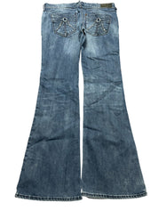 Y2K BOOTCUT WOMEN LOW WAIST JEANS (376)