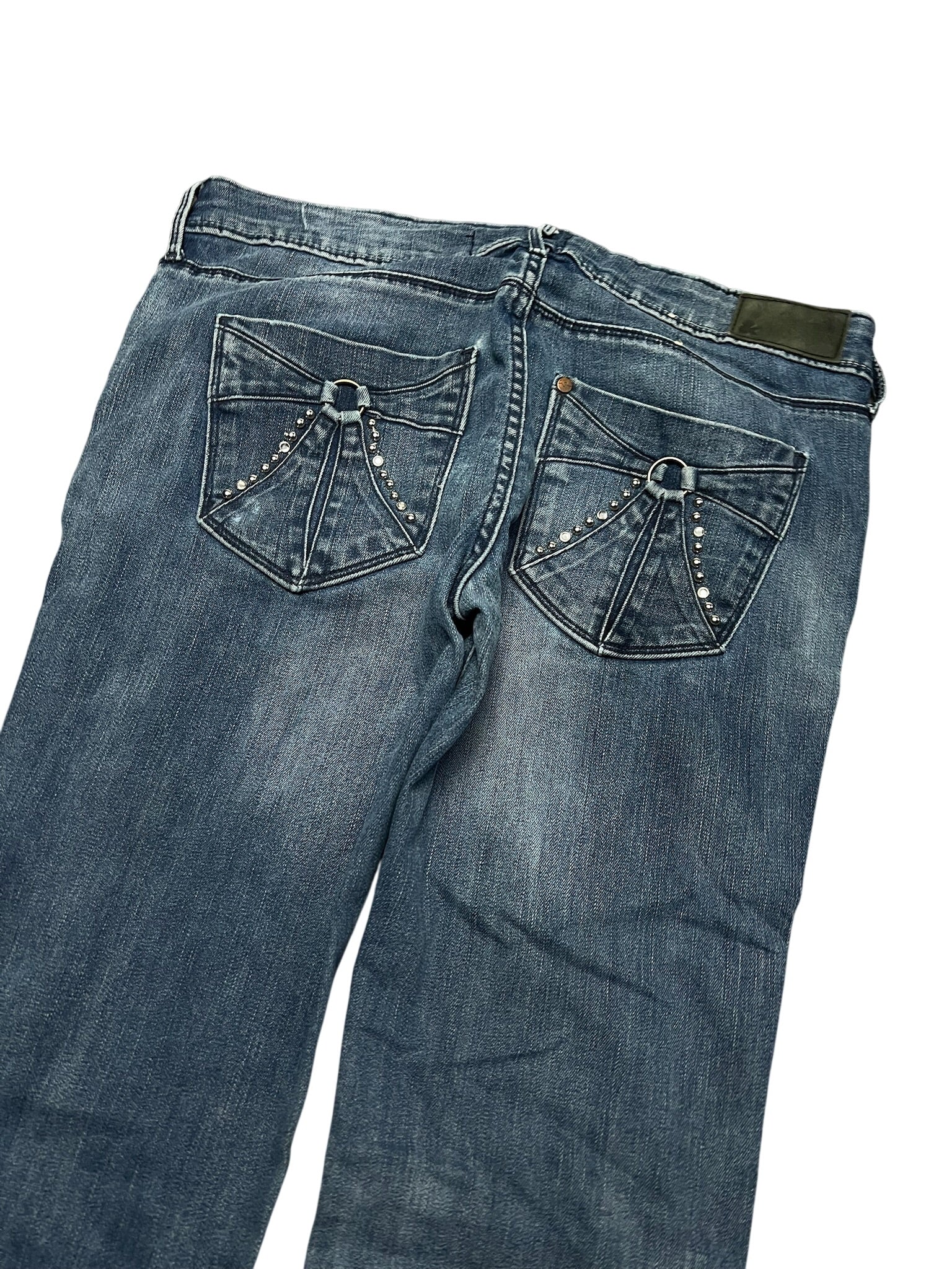 Y2K BOOTCUT WOMEN LOW WAIST JEANS (376)