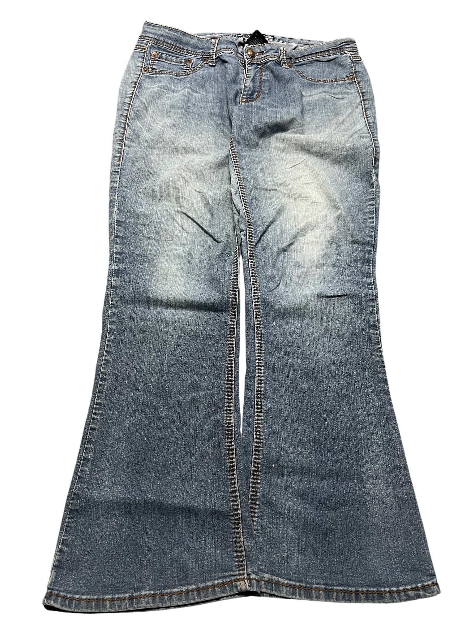 Y2K BOOTCUT WOMEN LOW WAIST JEANS (377)