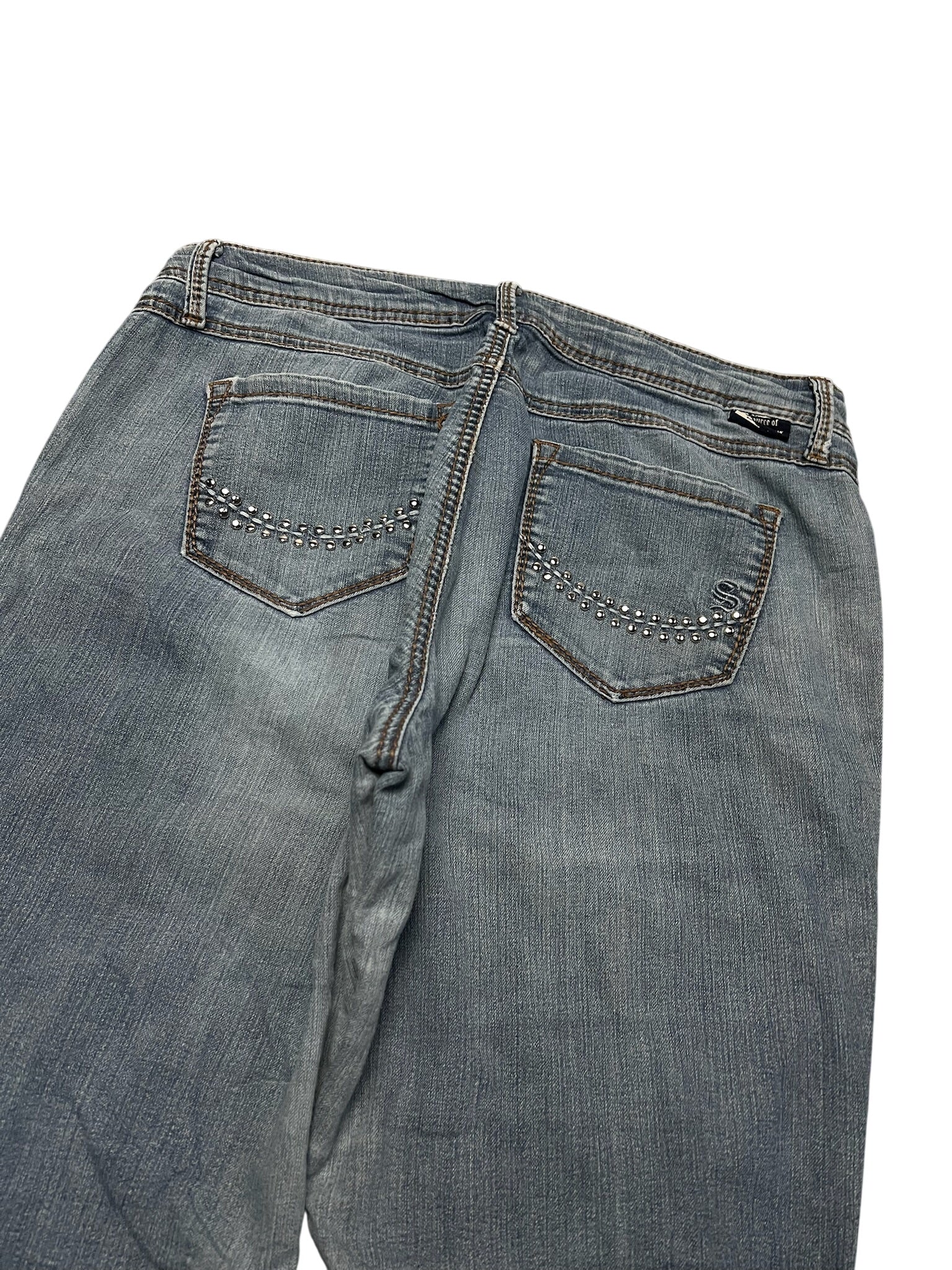 Y2K BOOTCUT WOMEN LOW WAIST JEANS (377)