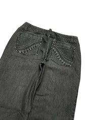 Y2K BOOTCUT WOMEN LOW WAIST JEANS (378)