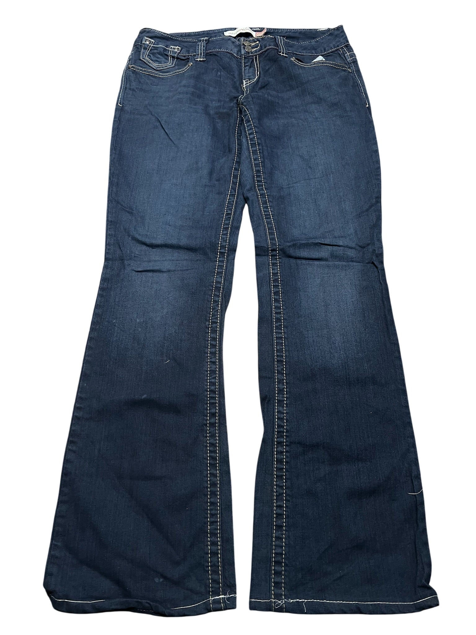 Y2K BOOTCUT WOMEN LOW WAIST JEANS (379)