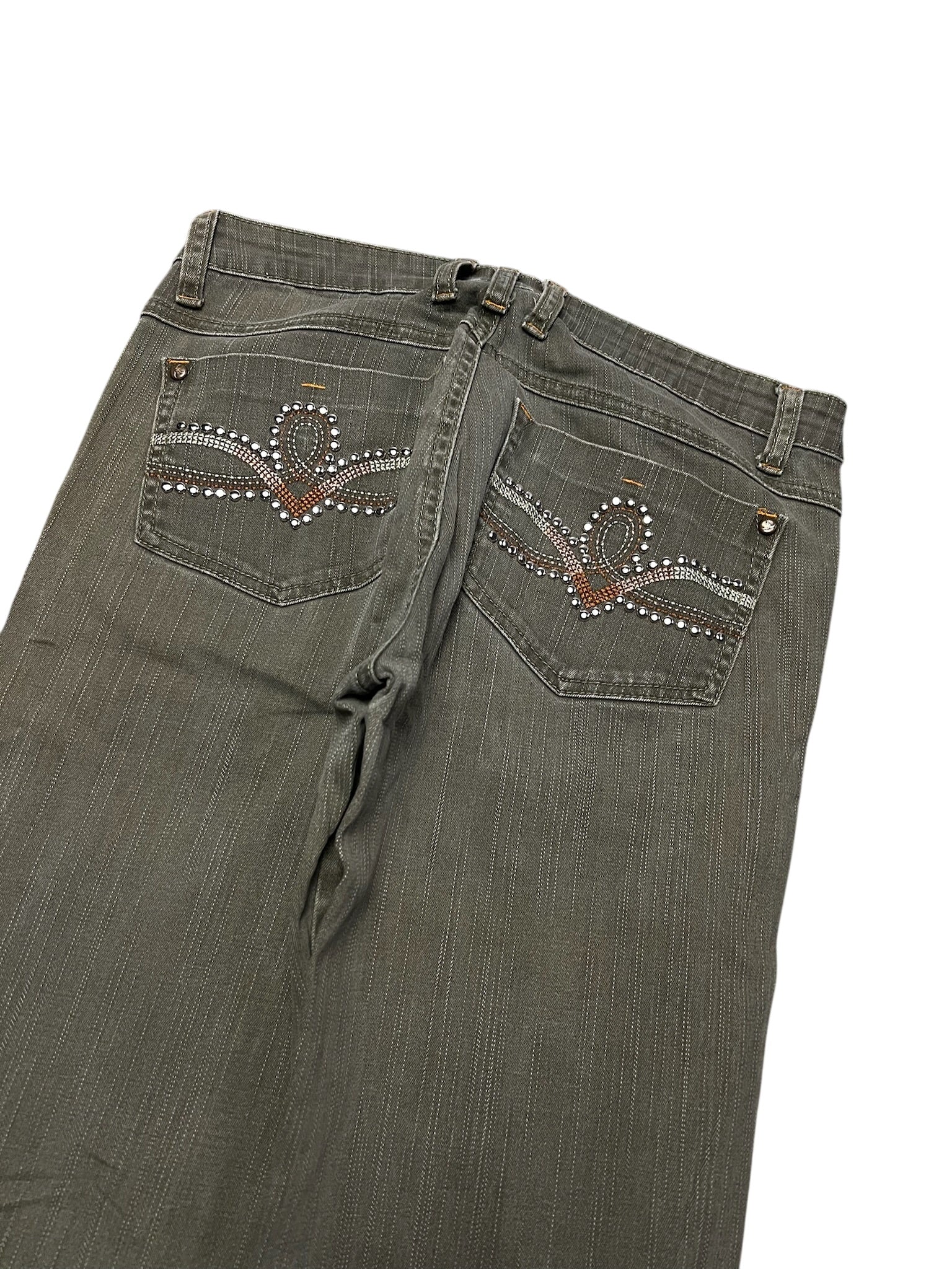 Y2K BOOTCUT WOMEN LOW WAIST JEANS (332)