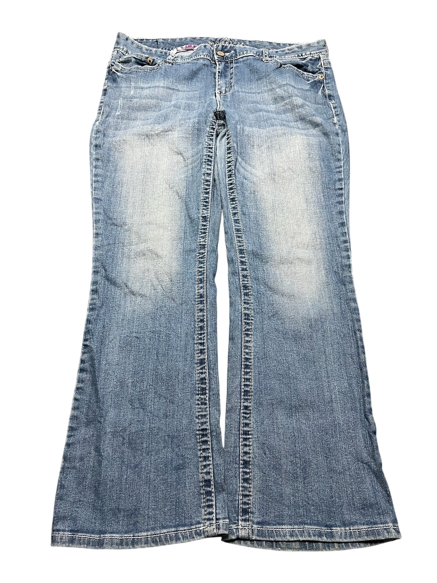 Y2K BOOTCUT WOMEN LOW WAIST JEANS (333)