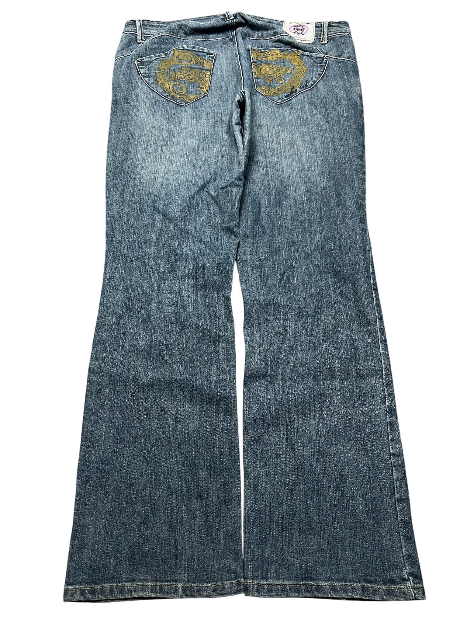 Y2K BOOTCUT WOMEN LOW WAIST JEANS (335)