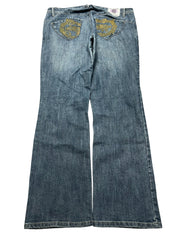 Y2K BOOTCUT WOMEN LOW WAIST JEANS (335)