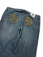 Y2K BOOTCUT WOMEN LOW WAIST JEANS (335)