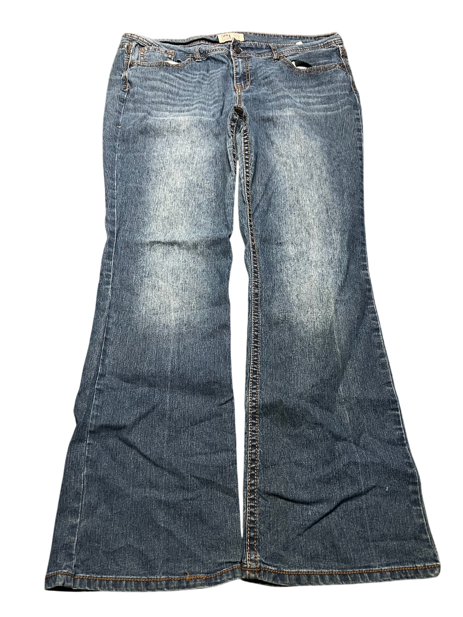 Y2K BOOTCUT WOMEN LOW WAIST JEANS (336)