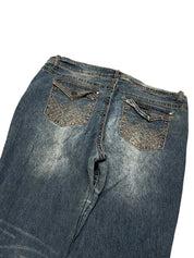 Y2K BOOTCUT WOMEN LOW WAIST JEANS (336)