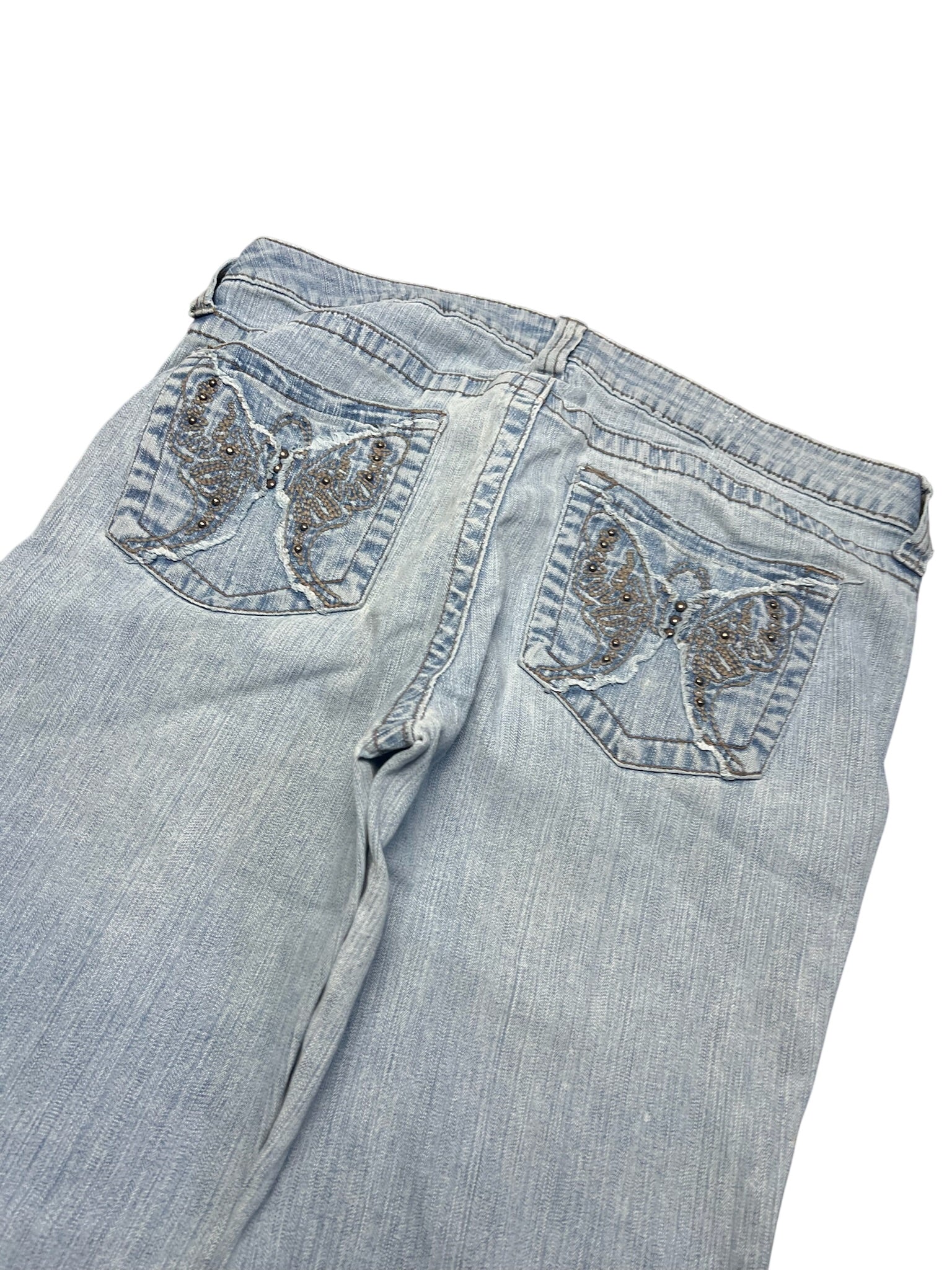 Y2K BOOTCUT WOMEN LOW WAIST JEANS (541)