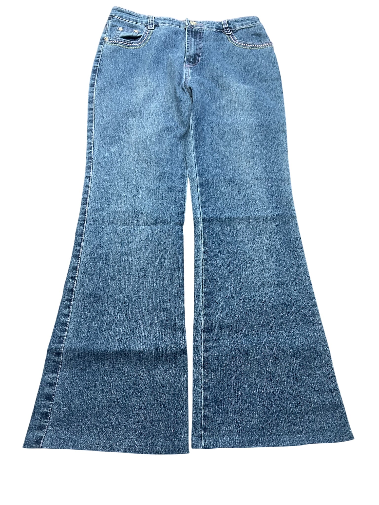 Y2K BOOTCUT WOMEN LOW WAIST JEANS (543)