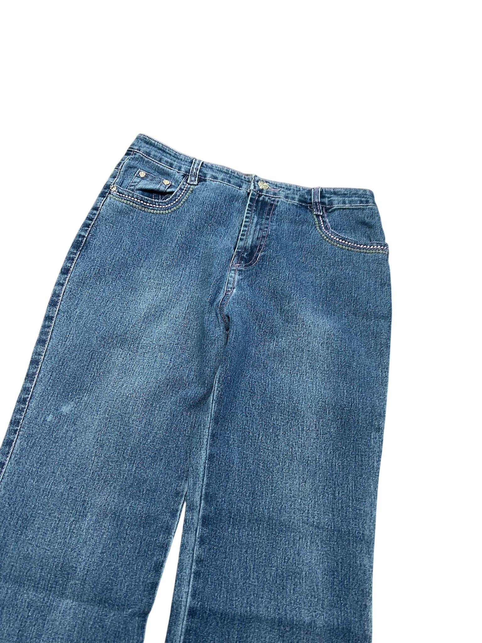 Y2K BOOTCUT WOMEN LOW WAIST JEANS (543)