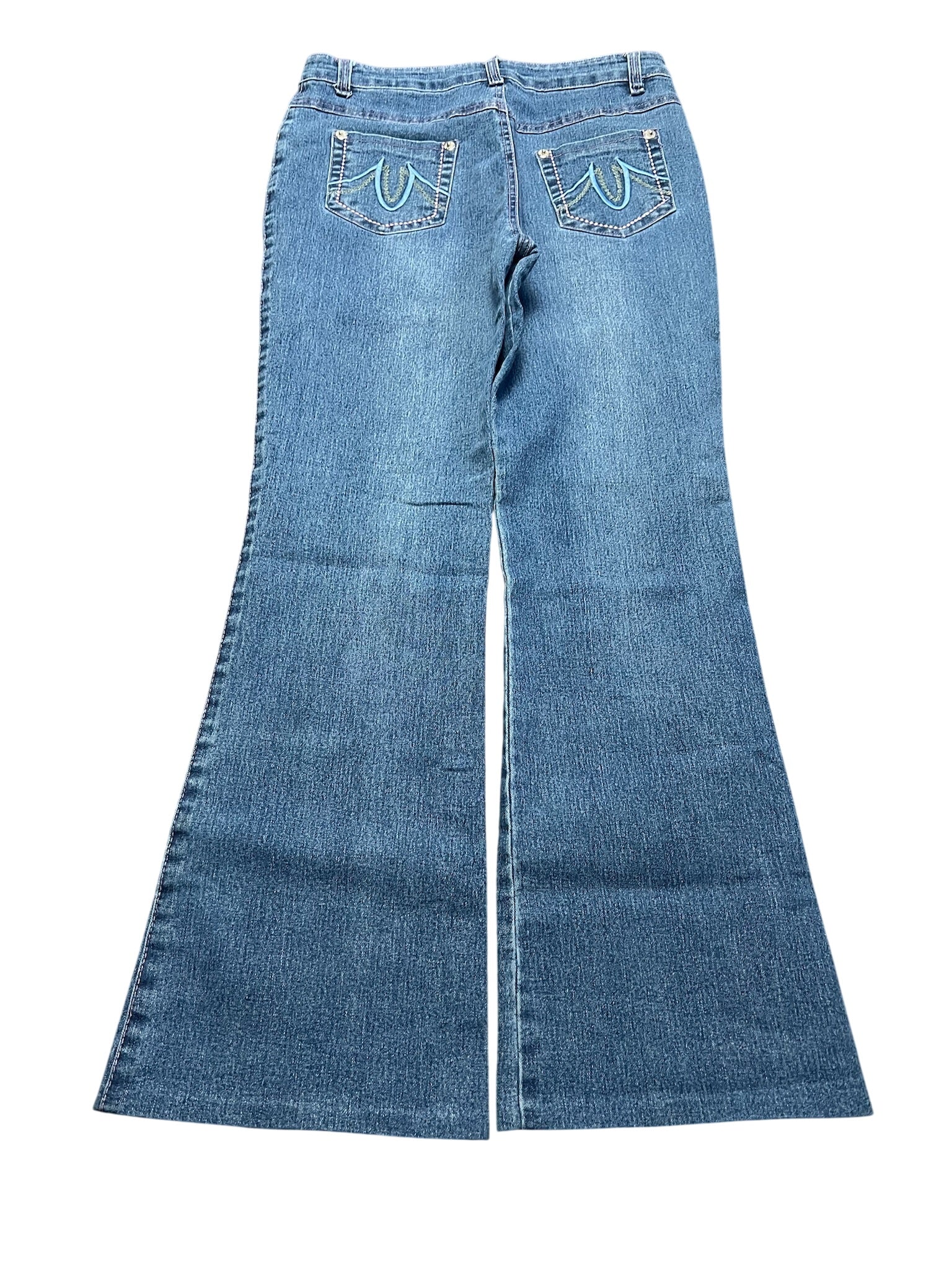 Y2K BOOTCUT WOMEN LOW WAIST JEANS (543)