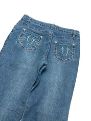 Y2K BOOTCUT WOMEN LOW WAIST JEANS (543)