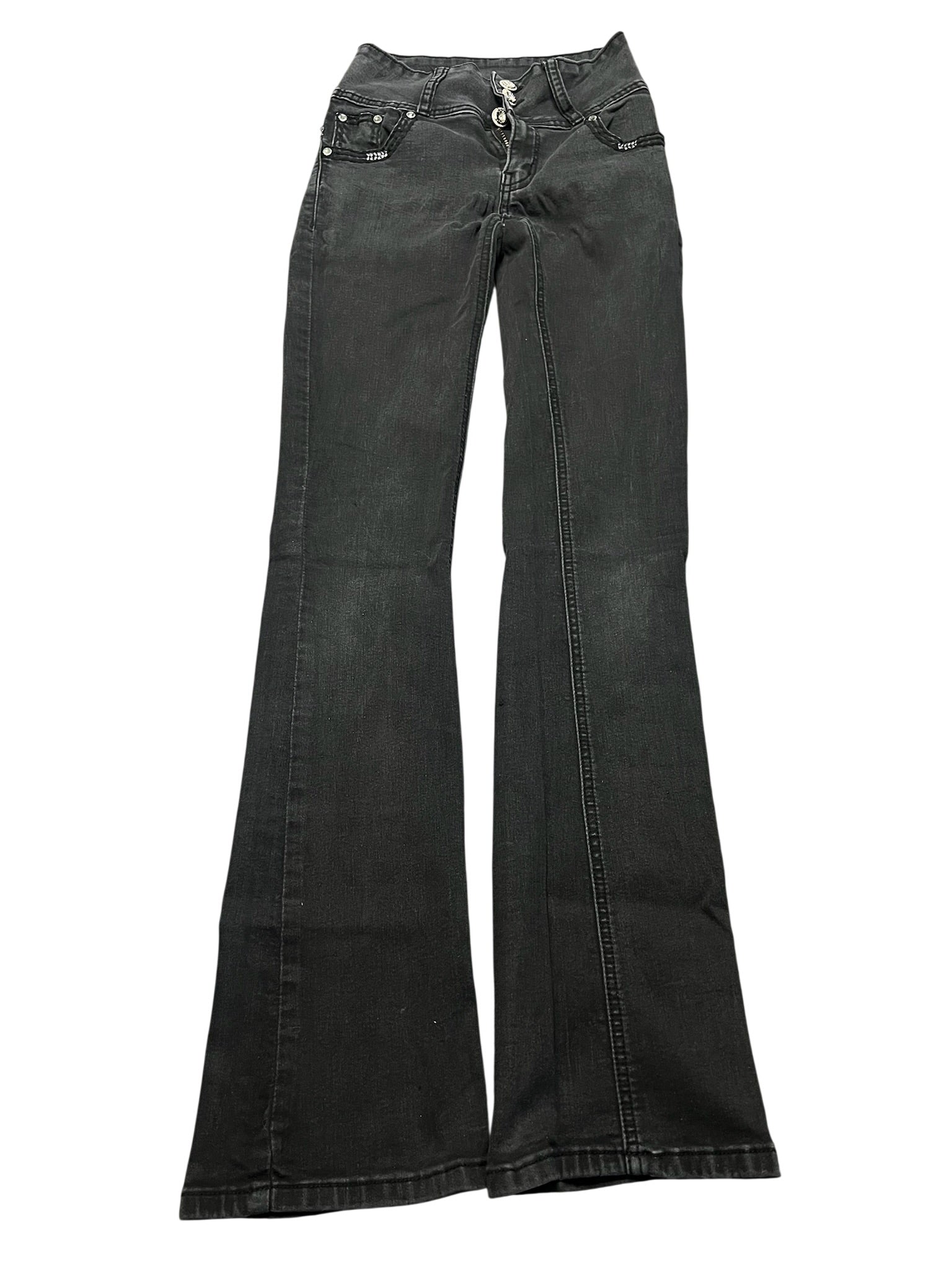 Y2K BOOTCUT WOMEN LOW WAIST JEANS (544)
