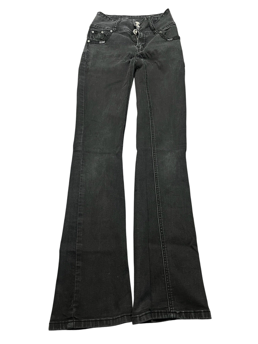 Y2K BOOTCUT WOMEN LOW WAIST JEANS (544)