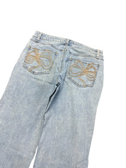 Y2K BOOTCUT WOMEN LOW WAIST JEANS (546)