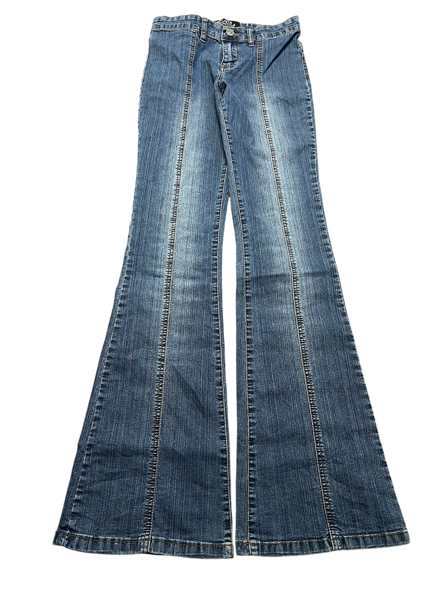 Y2K BOOTCUT WOMEN LOW WAIST JEANS (547)