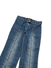 Y2K BOOTCUT WOMEN LOW WAIST JEANS (547)