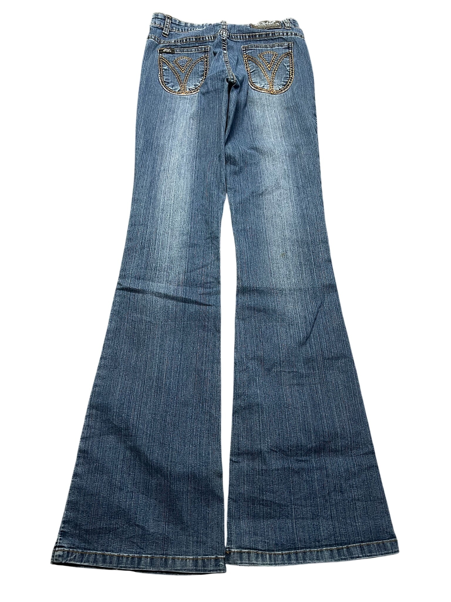 Y2K BOOTCUT WOMEN LOW WAIST JEANS (547)
