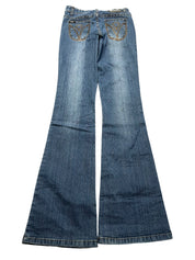 Y2K BOOTCUT WOMEN LOW WAIST JEANS (547)