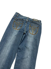 Y2K BOOTCUT WOMEN LOW WAIST JEANS (547)