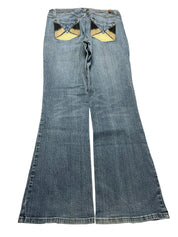 Y2K BOOTCUT WOMEN LOW WAIST JEANS (549)