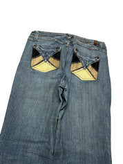 Y2K BOOTCUT WOMEN LOW WAIST JEANS (549)